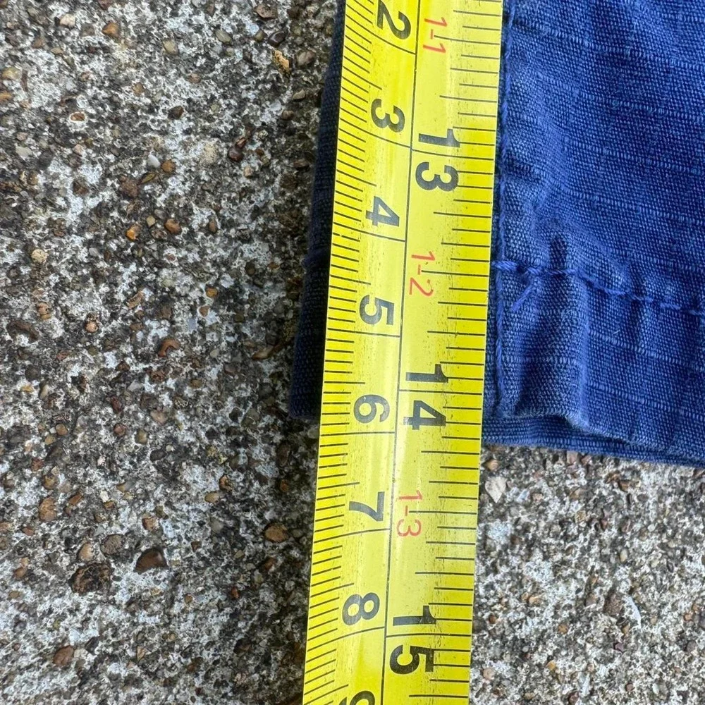 Vintage 2000s Enyce Denim Jorts Y2K Baggy Wide Leg Workwear Navy 34 (g4b)